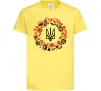 Дитяча футболка Вінок з тризубом Лимонний фото
