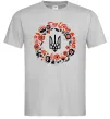 Мужская футболка Вінок з тризубом Серый фото