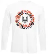 Лонгслив Вінок з тризубом Белый фото