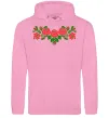 Женская толстовка (худи) Квіти вишиванка Розовый фото