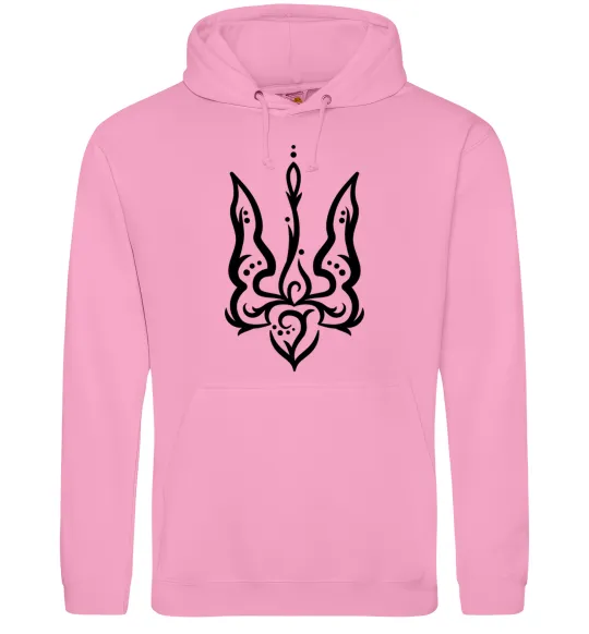 Жіноча толстовка (худі) Тризуб вензель Рожевий фото