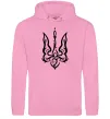 Жіноча толстовка (худі) Тризуб вензель Рожевий фото