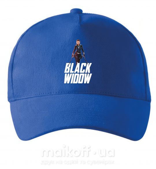 Кепка Black widow Яскраво-синій фото