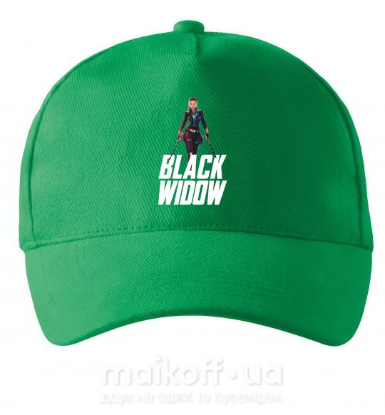 Кепка Black widow Зеленый фото