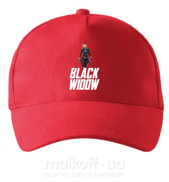 Кепка Black widow Красный фото