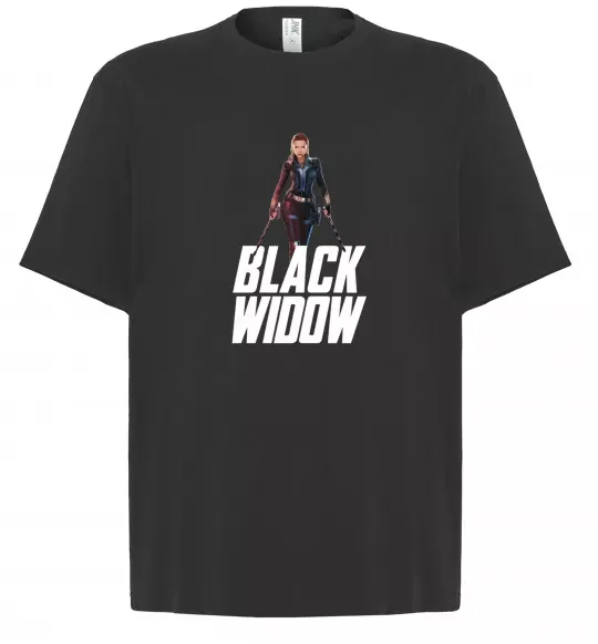 Футболка Оверсайз Black widow Черный фото
