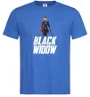 Мужская футболка Black widow Ярко-синий Мужская футболка Black widow Ярко-синий фото