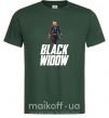 Чоловіча футболка Black widow Темно-зелений фото