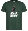 Мужская футболка Black widow Темно-зеленый Мужская футболка Black widow Темно-зеленый фото
