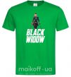 Мужская футболка Black widow Зеленый фото