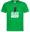 Мужская футболка Black widow Зеленый Мужская футболка Black widow Зеленый фото