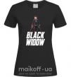 Женская футболка Black widow Черный фото