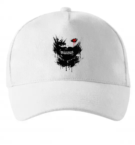 Кепка Токійський гуль Канекі бризки Белый фото