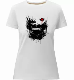 Женская премиум футболка Kaneki Белый фото