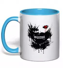 Чашка с цветной ручкой