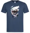Мужская футболка Токийский гуль Канеки Темно-синий фото