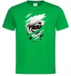 Мужская футболка Токийский гуль Канеки Зеленый фото