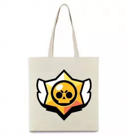 Эко-сумка Brawl stars smile Черный фото