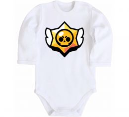 Детский боди Бравл старс лого