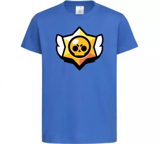 Дитяча футболка Бравл старс лого Яскраво-синій фото