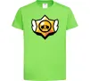 Дитяча футболка Бравл старс лого Лаймовий фото