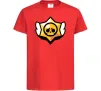 Дитяча футболка Бравл старс лого Червоний фото
