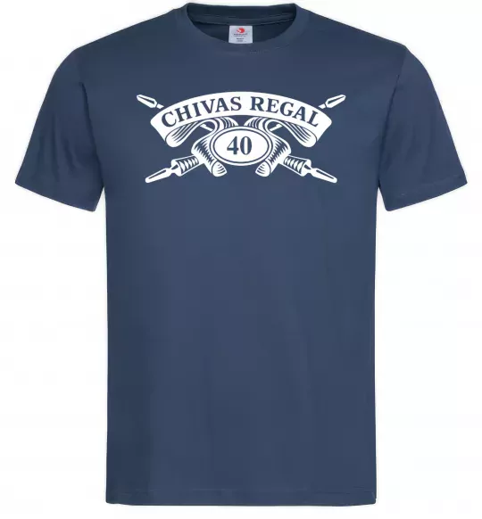 Чоловіча футболка Chivas regal Темно-синій фото