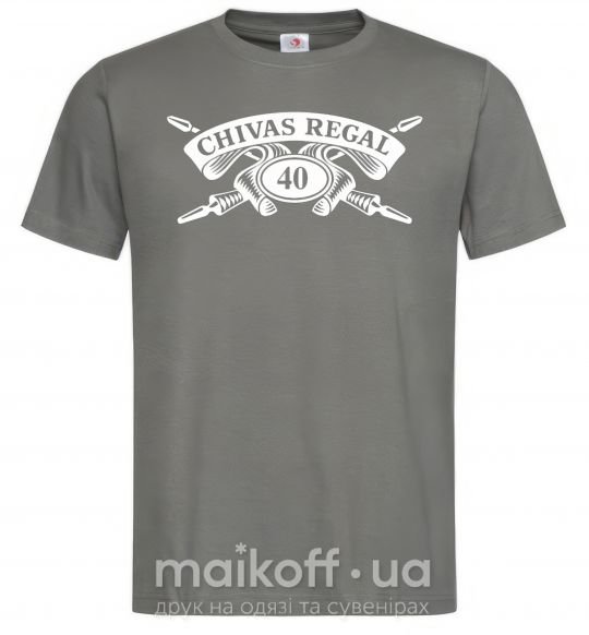 Чоловіча футболка Chivas regal Графіт фото