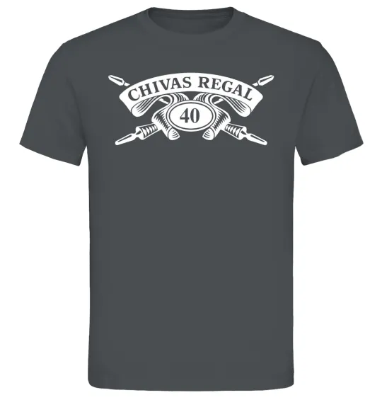 Чоловіча футболка Chivas regal Графіт фото
