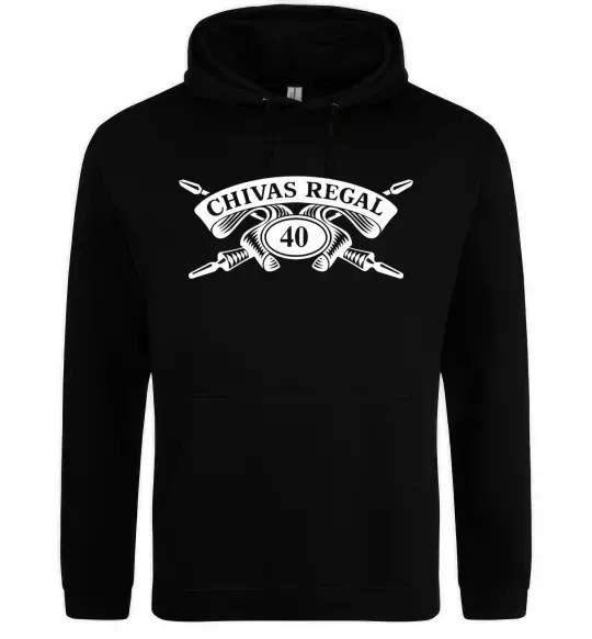 Чоловіча толстовка (худі) Chivas regal Чорний фото