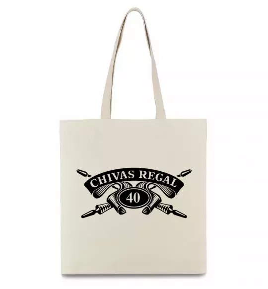 Еко-сумка Chivas regal Бежевий фото