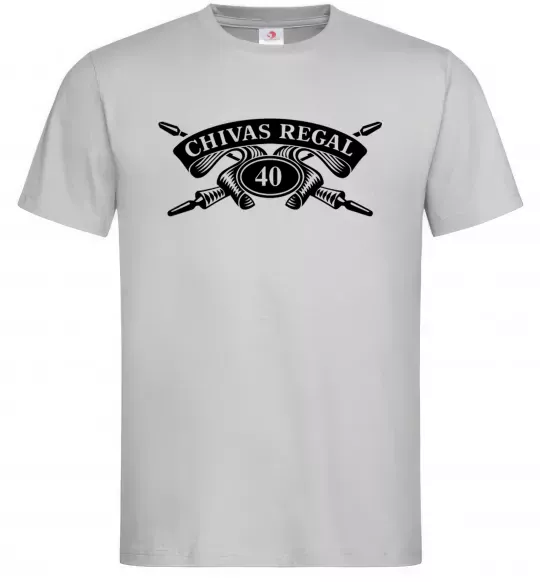 Чоловіча футболка Chivas regal Сірий фото