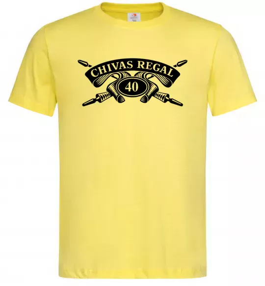 Чоловіча футболка Chivas regal Лимонний фото