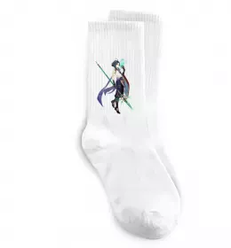 Носки Genshion impact Сяо Белый фото