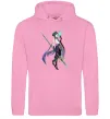Чоловіча толстовка (худі) Genshion impact Сяо Рожевий фото