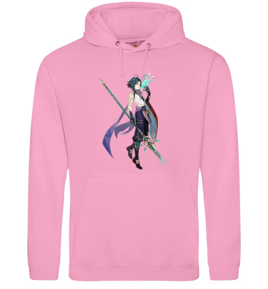 Жіноча толстовка (худі) Genshion impact Сяо Рожевий фото