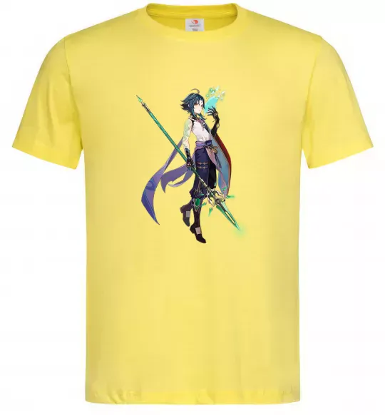 Мужская футболка Genshion impact Сяо Лимонный фото