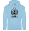 Мужская толстовка (худи) Im a cycling Dad Голубой фото