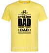 Мужская футболка Im a cycling Dad Лимонный фото