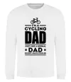 Світшот Im a cycling Dad Білий Світшот Im a cycling Dad Білий фото