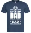 Мужская футболка Im a cycling Dad Темно-синий фото