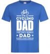 Мужская футболка Im a cycling Dad Ярко-синий фото