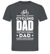 Мужская футболка Im a cycling Dad Графит фото