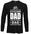 Реглан Im a cycling Dad Черный фото