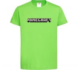 Дитяча футболка Minecraft logo 3d