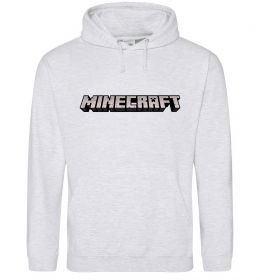 Чоловіча толстовка (худі) Minecraft logo 3d