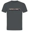 Чоловіча футболка Minecraft logo 3d Графіт фото