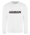 Свитшот Minecraft logo 3d Белый фото