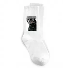 Носки Naruto Kakashi чб Белый фото