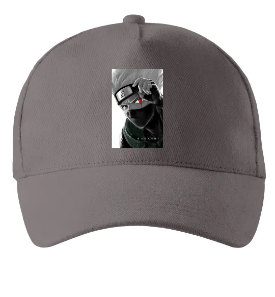 Кепка Naruto Kakashi чб Серый фото